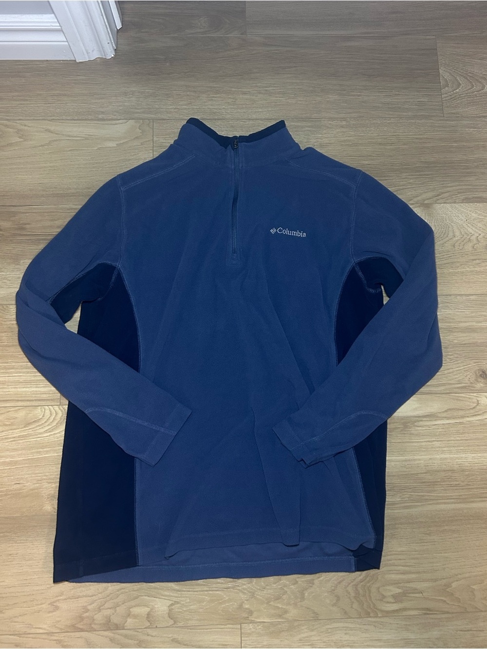 Columbia Two-Tone Navy Half-Zip Fleece Pullover